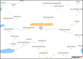 map of Jhok Ganjuwāi