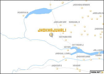 map of Jhok Hājuwāli