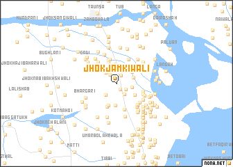 map of Jhok Jāmkīwāli