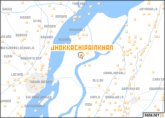 map of Jhok Kachi Pāin Khān
