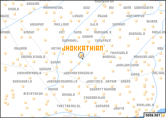 map of Jhok Kathiān