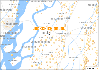 map of Jhok Khichiānwāli