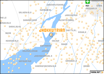 map of Jhok Kutriān