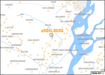 map of Jhok Lādnu