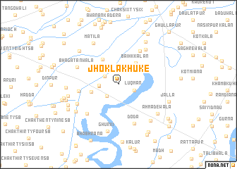 map of Jhok Lakhuke