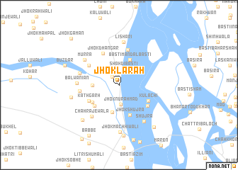 map of Jhok Larāh