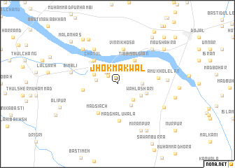 map of Jhok Makwal