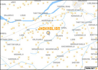 map of Jhok Maliān