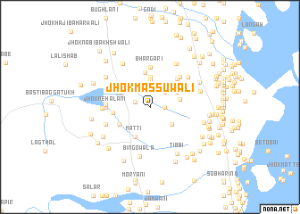 map of Jhok Massūwāli