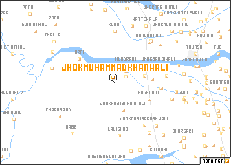 map of Jhok Muhammad Khānwāli