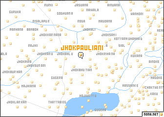 map of Jhok Pauliāni