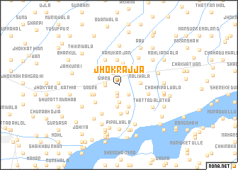 map of Jhok Rajja