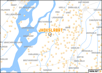 map of Jhok Slābat