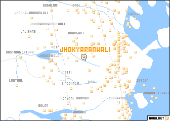 map of Jhok Yāranwāli