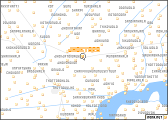 map of Jhok Yāra