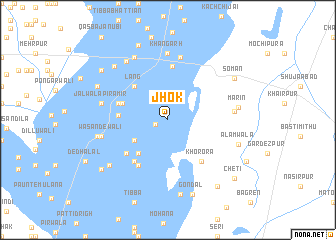 map of Jhok