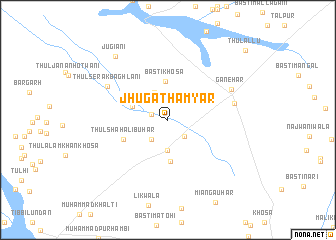 map of Jhuga Thamyār