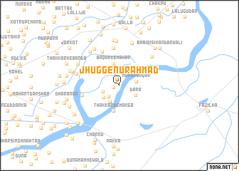 map of Jhugge Nūr Ahmad