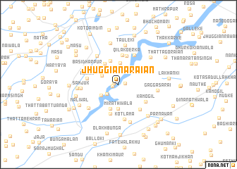 map of Jhuggiān Arāiān