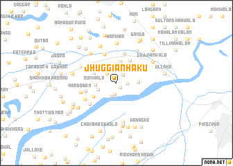 map of Jhuggiān Hāku