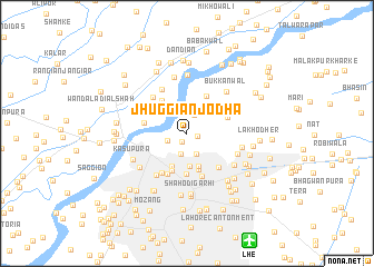 map of Jhuggiān Jodha