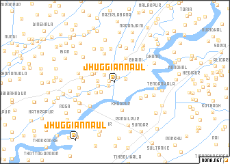 map of Jhuggiān Naul