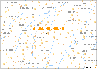 map of Jhuggiān Sāhūān