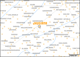 map of Jhugiāna