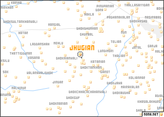 map of Jhugiān