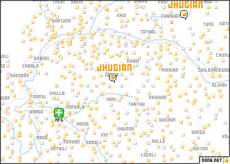 map of Jhugiān