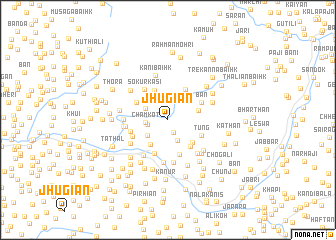 map of Jhugiān