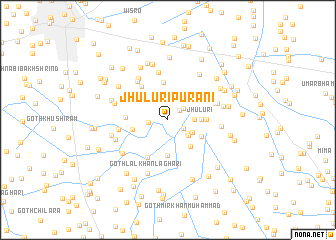 map of Jhulūri Purāni