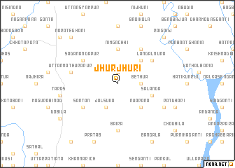 map of Jhurjhuri