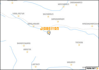 map of Jiabeiyan