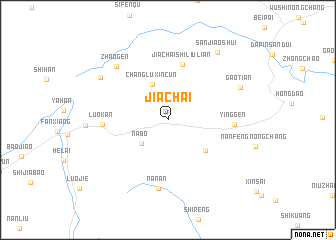 map of Jiachai