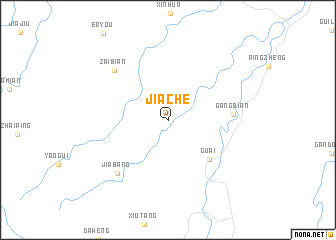 map of Jiache