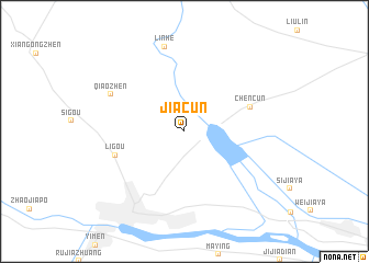 map of Jiacun