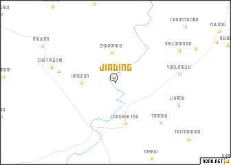 map of Jiading