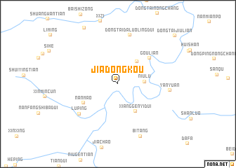 map of Jiadongkou