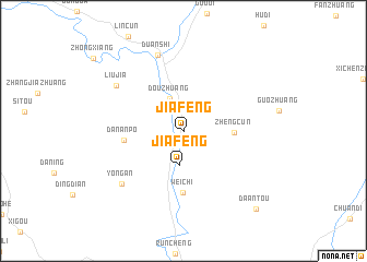 map of Jiafeng