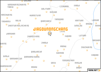 map of Jiagou Nongchang