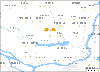 map of Jiagou