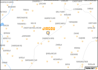 map of Jiagou