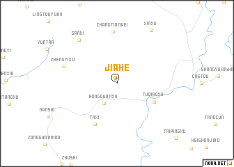 map of Jiahe