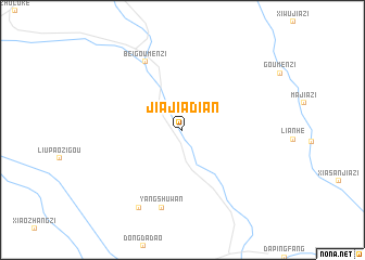 map of Jiajiadian