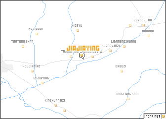 map of Jiajiaying