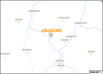 map of Jiajiazhai