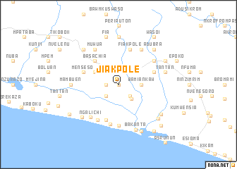 map of Jiakpole