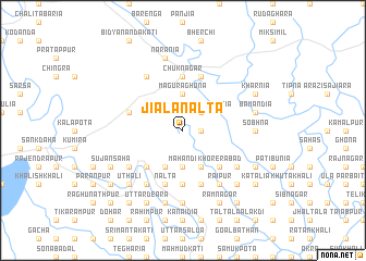 map of Jiāla Nalta