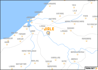 map of Jiale